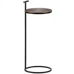 Wehkamp WOOOD Position Bijzettafel - Metaal - Antique Brass - 64x26x26 aanbieding