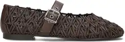 Wehkamp Notre-V Ballerina's Popper Bruin aanbieding