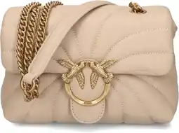 Wehkamp Pinko Schoudertassen Love Puff Mini Beige - One size aanbieding