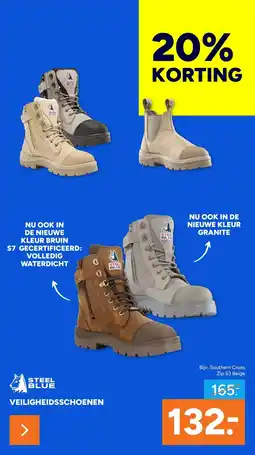 BOUWMAAT Steel Blue Veiligheidsschoenen aanbieding