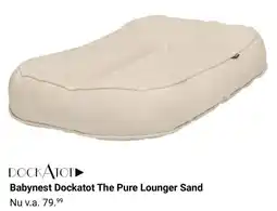 Van Asten BabySuperstore Babynest Dockatot The Pure Lounger Sand aanbieding