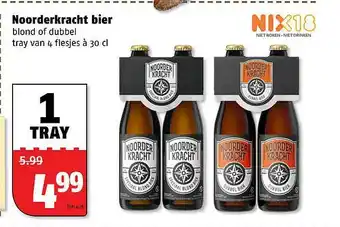 Poiesz Noorderkracht bier blond of dubbel aanbieding