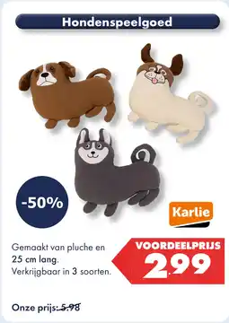 Huisdier Voordeelshop Hondenspeelgoed aanbieding