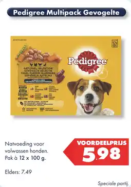 Huisdier Voordeelshop Pedigree Multipack Gevogelte aanbieding