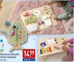 ALDI Toy Lino Montessori Educatief Houten Speelgoed aanbieding