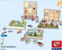 ALDI Houten speelfiguren aanbieding