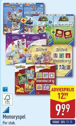 ALDI Memoryspel aanbieding
