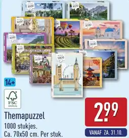ALDI Themapuzzel aanbieding