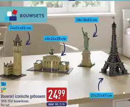 ALDI Bouwset iconische gebouwen aanbieding