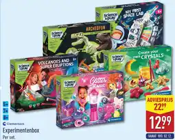 ALDI Clementoni Experimentenbox aanbieding