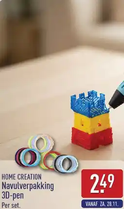 ALDI Home Creation Navulverpakking 3D-pen aanbieding