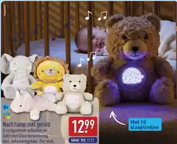 ALDI Toypho Nachtlamp met geluid aanbieding