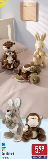 ALDI Knuffelset aanbieding