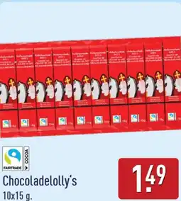 ALDI Chocoladelolly's aanbieding