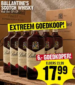 Super Dirck 3 Ballantine's Scotch Whisky aanbieding