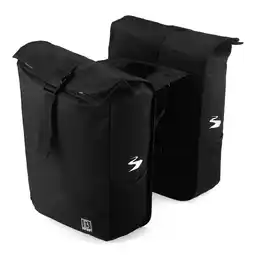 ANWB Brisby Fietstas Rolltop Dubbel Waterdicht Zwart aanbieding