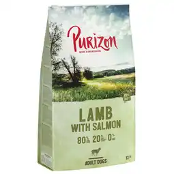 Zooplus 2x12kg Lam met Zalm Adult Graanvrij Purizon Hondenvoer aanbieding