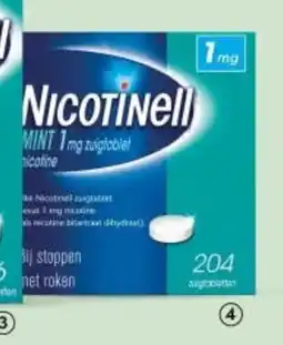 DA Nicotinell Zuigtabletten Mint 1 mg aanbieding