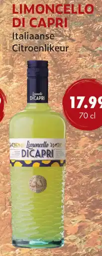 uw topSlijter Limoncello dicapri aanbieding