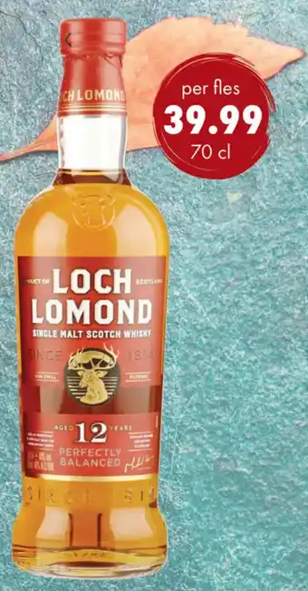 Loch lomond single malt scotch whisky