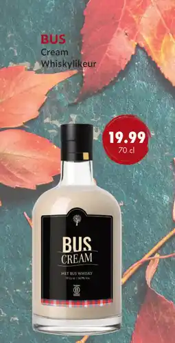uw topSlijter BUS Cream Whiskylikeur aanbieding