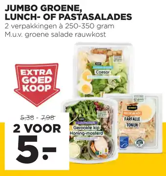 Jumbo Jumbo groene, lunch- of pastasalades aanbieding