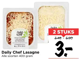 Vomar Voordeelmarkt Daily chef lasagne 400 gram aanbieding