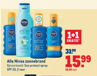 Makro Alle Nivea zonnebrand aanbieding