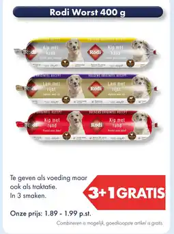 Huisdier Voordeelshop Rodi Worst aanbieding