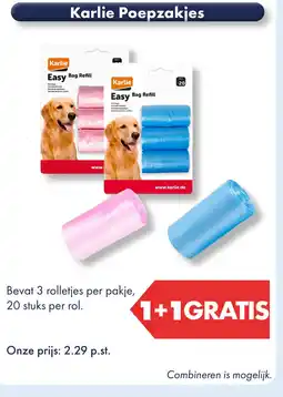 Huisdier Voordeelshop Karlie Poepzakjes aanbieding