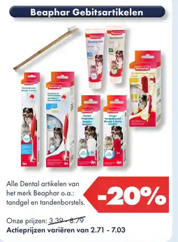 Huisdier Voordeelshop Beaphar Gebitsartikelen aanbieding