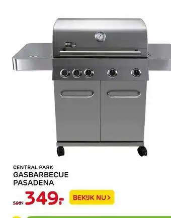 Praxis Central park gasbarbecue pasadena aanbieding