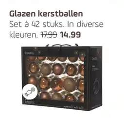 Coppelmans Decoris glazen kerstballen aanbieding