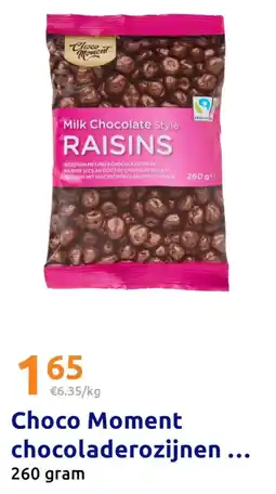 Action Choco Moment chocoladerozijnen aanbieding