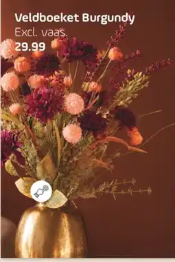 Coppelmans Veldboeket Burgundy aanbieding