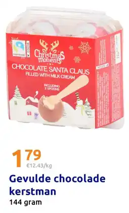 Action Gevulde chocolade kerstman aanbieding