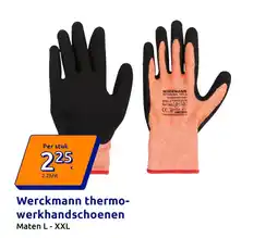 Action Werckmann thermo-werkhandschoenen aanbieding