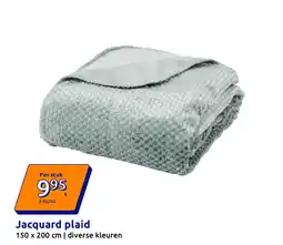 Action Jacquard plaid aanbieding