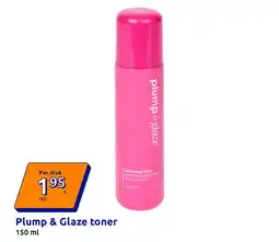 Action Plump & Glaze toner aanbieding