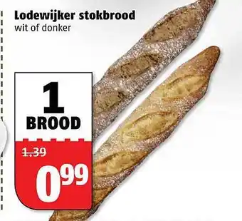 Poiesz Lodewijker stokbrood aanbieding