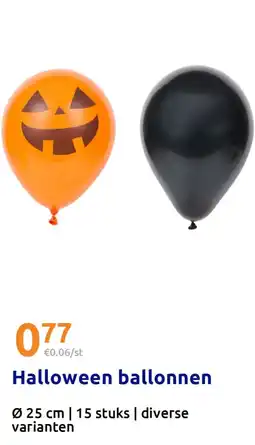 Action Halloween ballonnen aanbieding