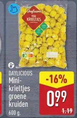 ALDI Daylicious Mini krieltjes groene kruiden aanbieding