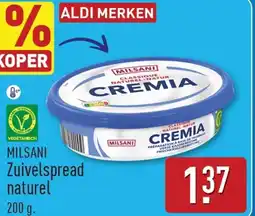 ALDI Milsani Zuivelspread naturel aanbieding