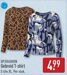 ALDI UP2FASHION Gebreid T-shirt aanbieding