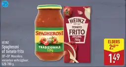 ALDI Heinz Spagheroni of tomato frito aanbieding