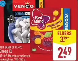ALDI Red band of Venco snoep xl aanbieding