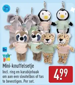 ALDI Toy Lino Mini-knuffelsetje aanbieding