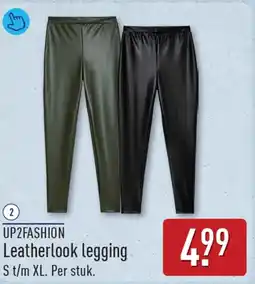 ALDI UP2FASHION Leatherlook legging aanbieding