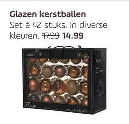 Coppelmans Decoris glazen kerstballen aanbieding