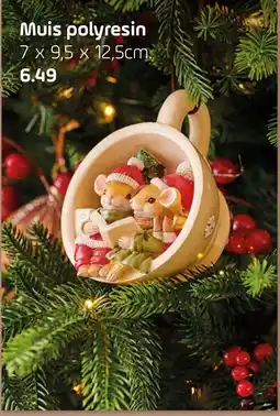 Coppelmans Muis polyresin aanbieding